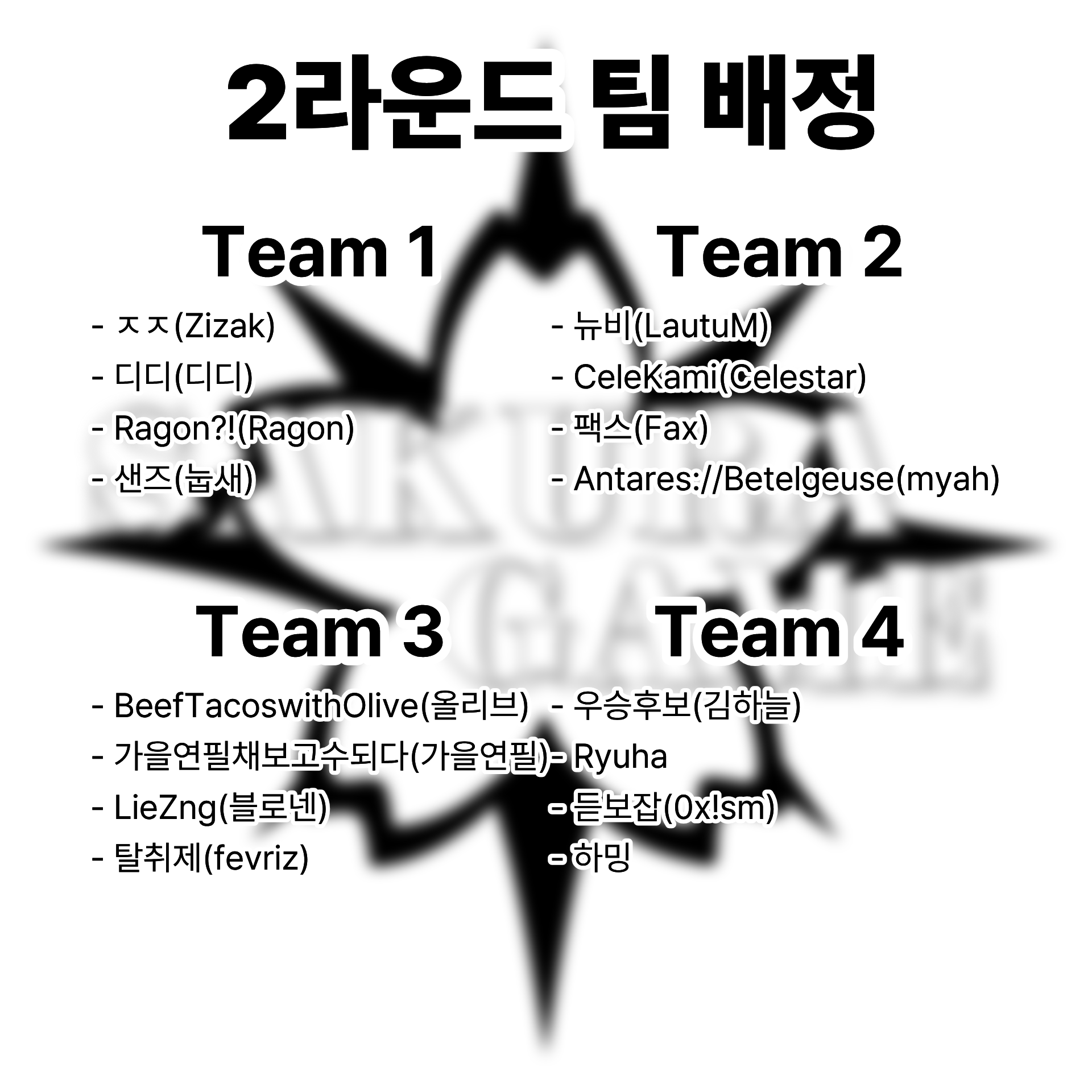 파일:SakuraGame_2Round_Team.png